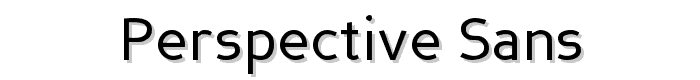 Perspective Sans font